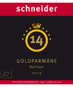 Etikett 2013 Goldparmäne Barrique Obsthof am Steinberg